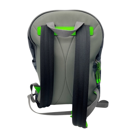 GUCCI GREY / RED / GREEN MULTI GG NYLON BACKPACK